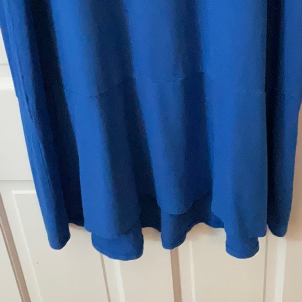 J Jill Wearever Knit Royal Blue Sleeveless Maxi Dress - Picture 4 of 9